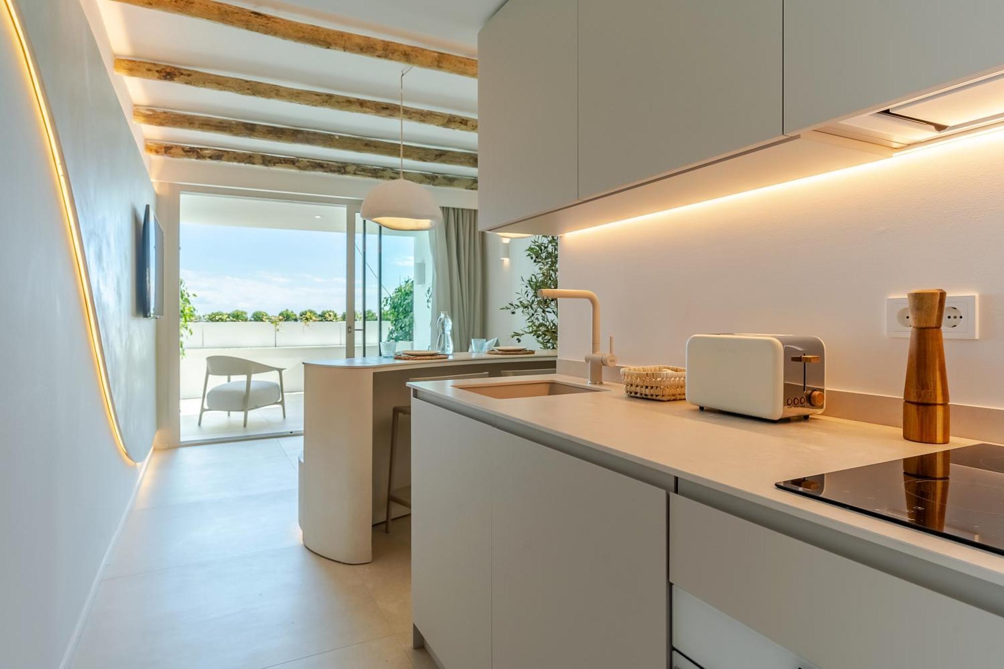 Apartamentos Azul 卡斯特尔德费尔斯 外观 照片
